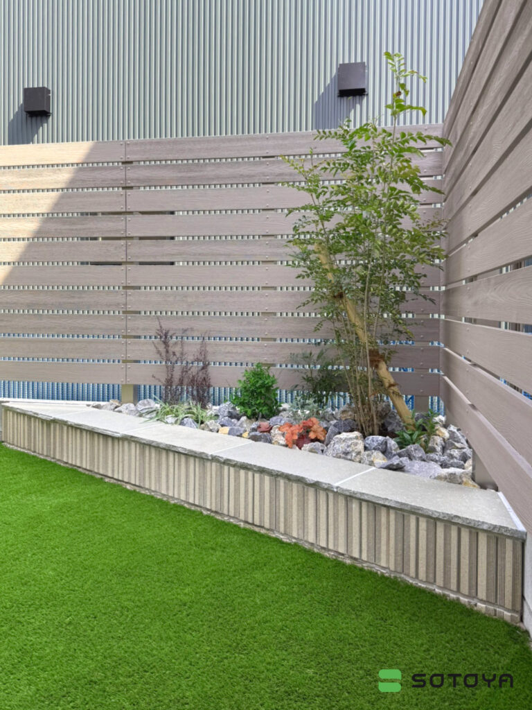 庭のフォーカルポイント