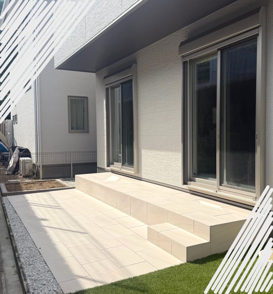 お庭にテラスを！（京田辺市）