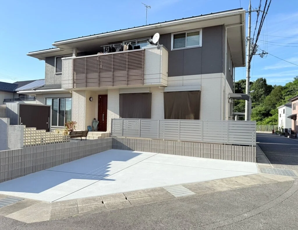 庭を駐車場に変える　外構工事