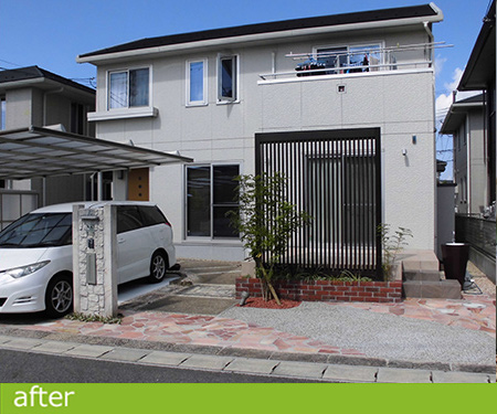 管理が大変なお庭を刷新