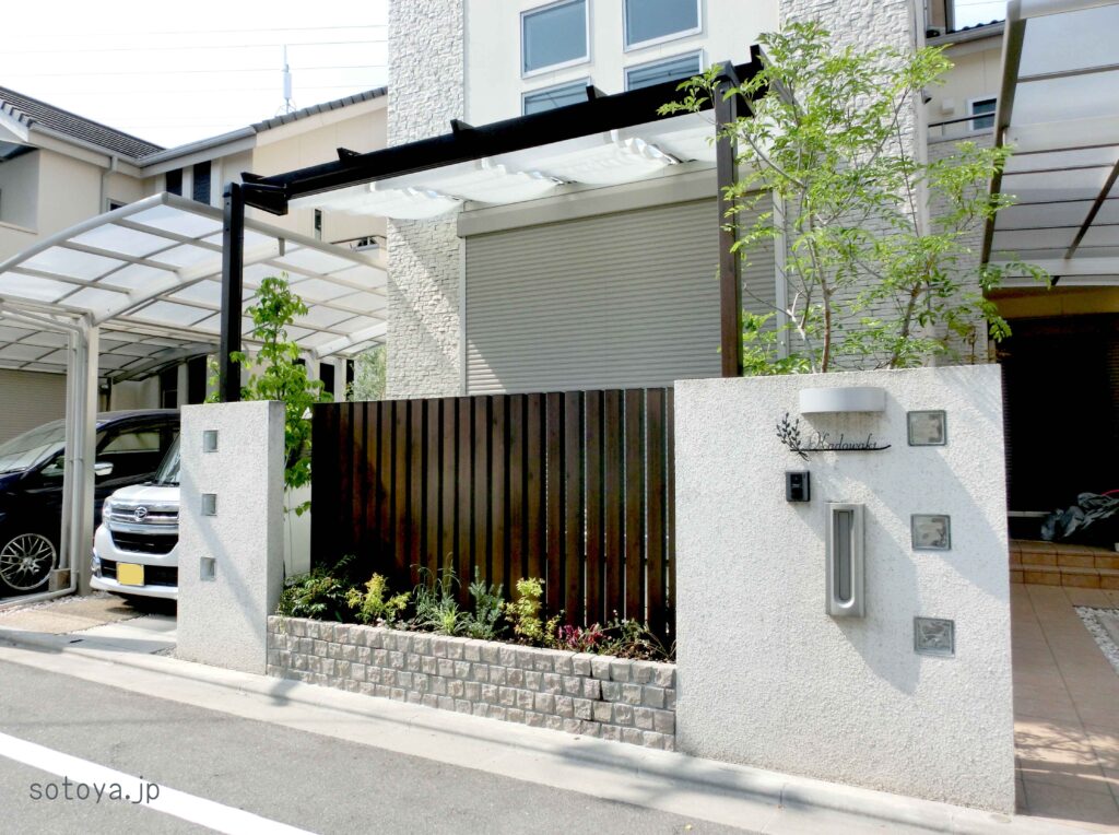 ファザードに新しいフォーカルポイント（高槻市）