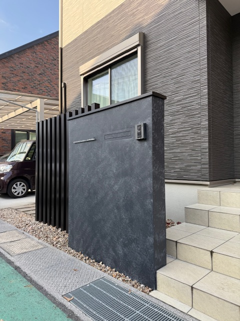【施工例ブログ】高級感のある佇まい！　【テクサージュ】を施工しました！(草津市)