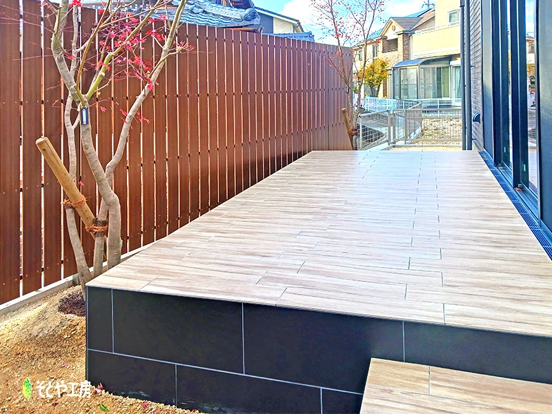 こだわりの裏庭空間