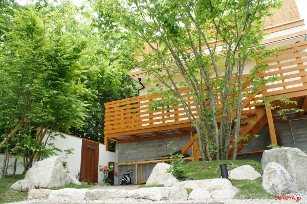 アウトドアショップの店舗兼住居のお宅（大津市）