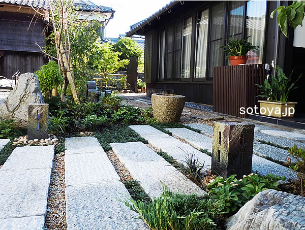 リノベーションする和風ガーデン（守山市）