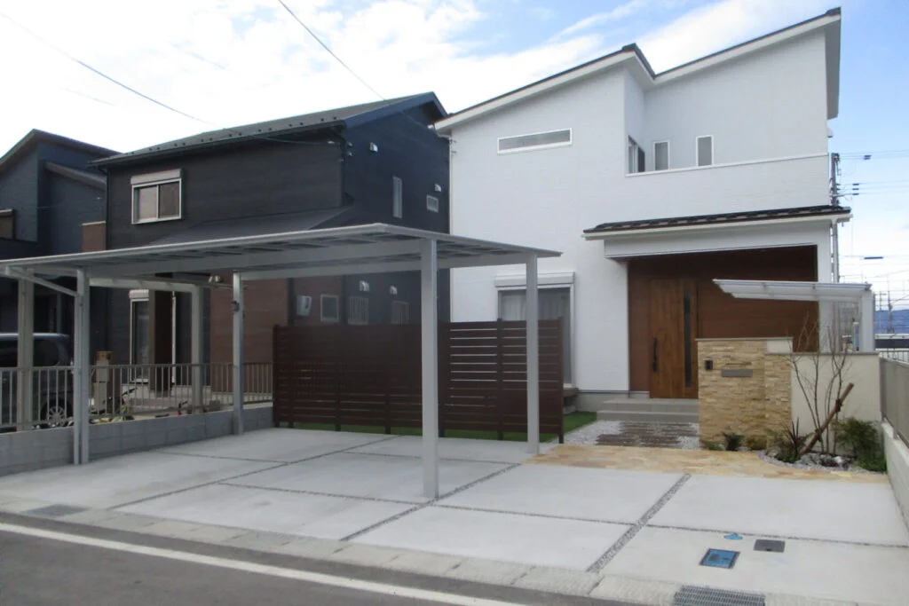 やわらかいご家庭にあった外構（栗東市）