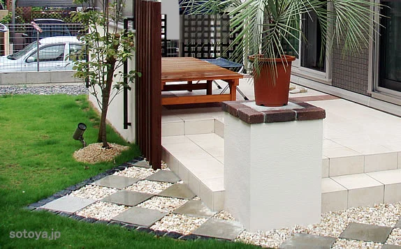 お庭がリゾートに変わりました！（大津市）