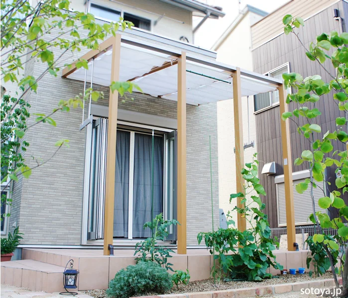 緑を楽しむテラススタイル