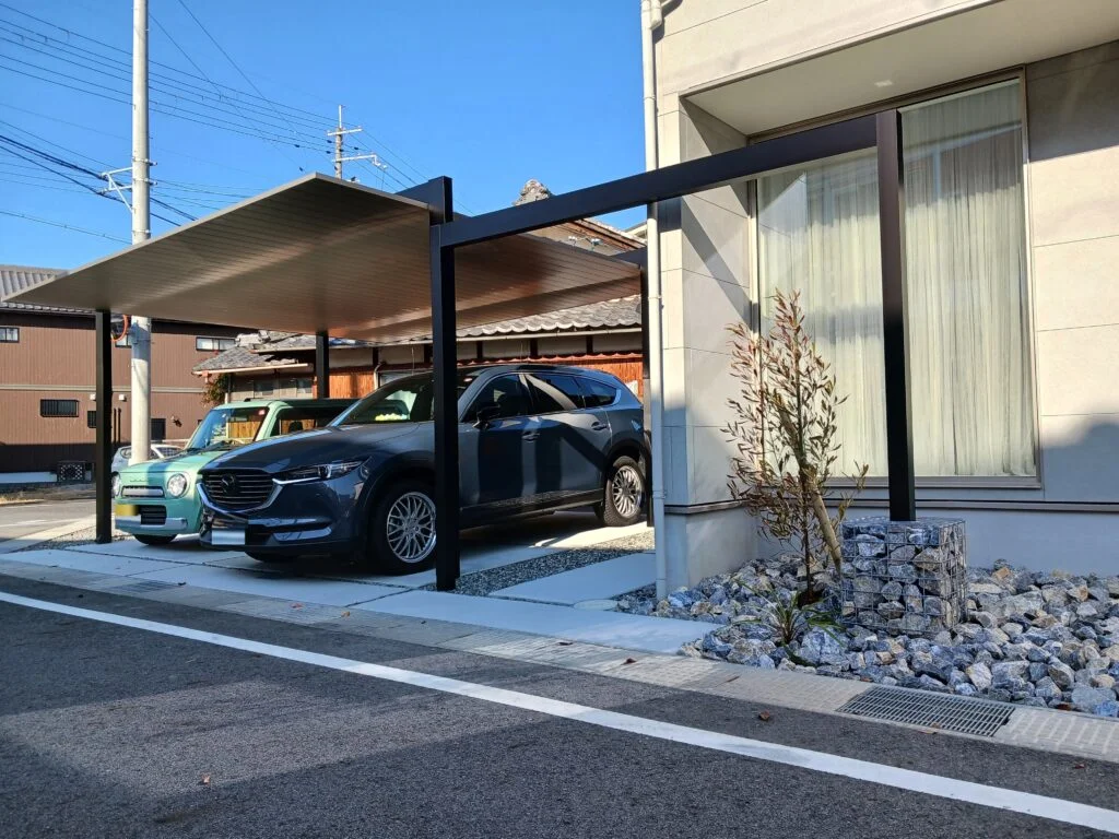 シンプルオーガニックな外構（野洲市）