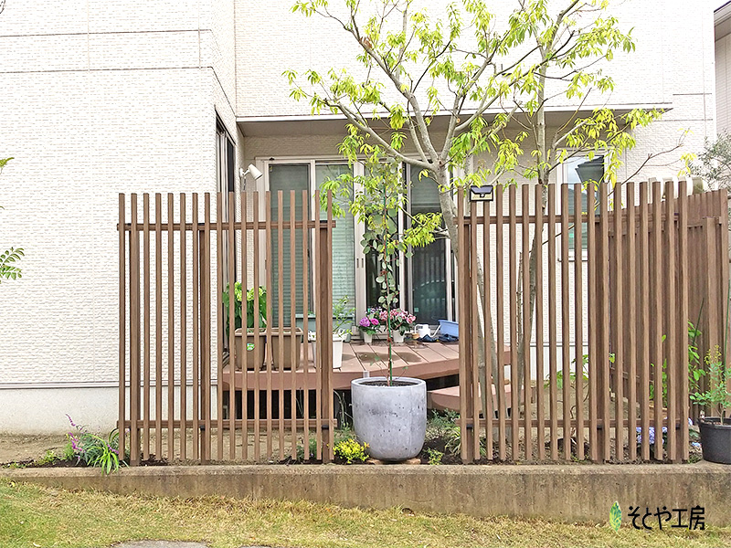 さりげない目隠し（京田辺市）