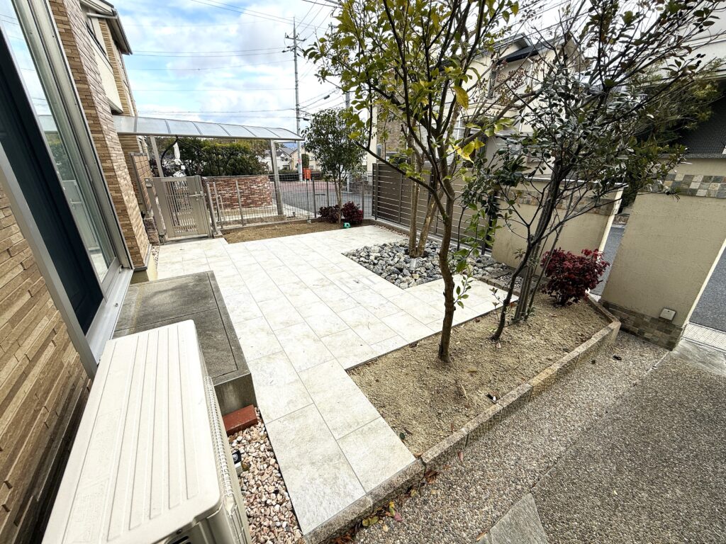 【京田辺市 A様邸】お庭リフォーム工事｜奥様の想いをかたちにした庭づくり