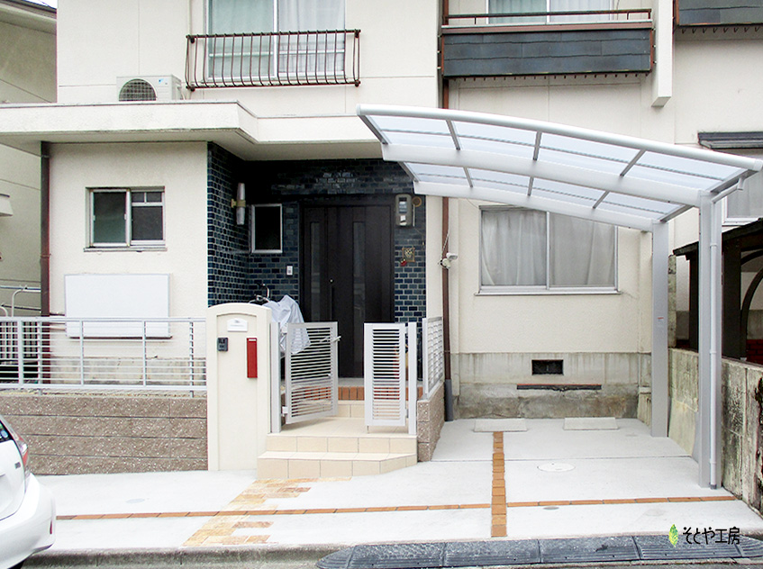 ガレージ拡張し明るく一新
