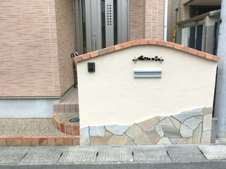 門柱の汚れ